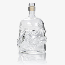 Load image into Gallery viewer, White Soldier Glass Jug Liquor Bottle
