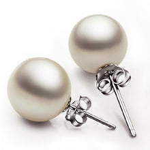 Load image into Gallery viewer, S925 Exquisite Round Pearl Geometric EarPin
