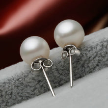 Load image into Gallery viewer, S925 Exquisite Round Pearl Geometric EarPin
