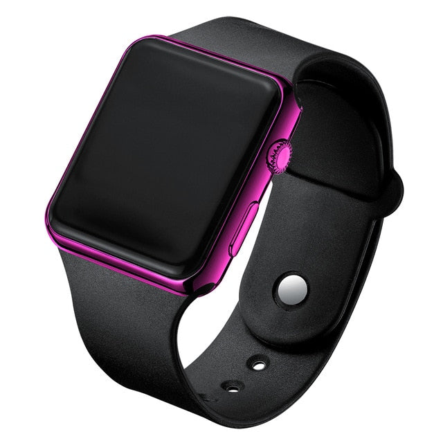 Silicone Electronic Watch female watch