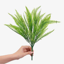 Charger l&#39;image dans la galerie, Grass Plastic Ferns Green Leaves Fake Flower
