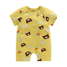 Charger l&#39;image dans la galerie, Infant jumpsuit summer romper animal print girl boy cotton suit
