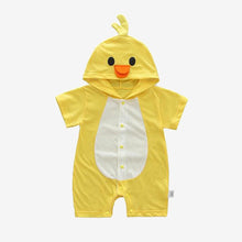 Charger l&#39;image dans la galerie, Infant jumpsuit summer romper animal print girl boy cotton suit
