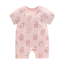 Charger l&#39;image dans la galerie, Infant jumpsuit summer romper animal print girl boy cotton suit
