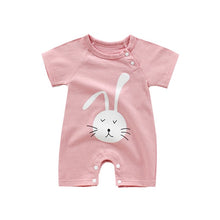 Charger l&#39;image dans la galerie, Infant jumpsuit summer romper animal print girl boy cotton suit
