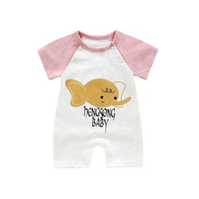 Charger l&#39;image dans la galerie, Infant jumpsuit summer romper animal print girl boy cotton suit

