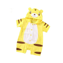 Charger l&#39;image dans la galerie, Infant jumpsuit summer romper animal print girl boy cotton suit
