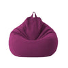 Linen Cloth Lounger Seat Bean Bag Pouf