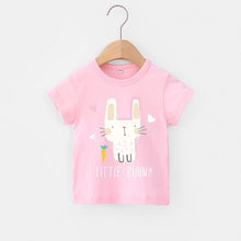 Charger l&#39;image dans la galerie, Baby girls t-shirt Summer Clothes Casual Cartoon cotton tops
