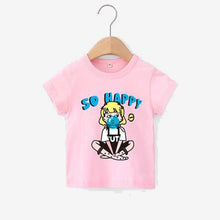 Charger l&#39;image dans la galerie, Baby girls t-shirt Summer Clothes Casual Cartoon cotton tops
