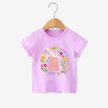 Charger l&#39;image dans la galerie, Baby girls t-shirt Summer Clothes Casual Cartoon cotton tops
