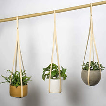 Carica l&#39;immagine nel visualizzatore di Gallery, PU Leather Plant Pot Hanger Plants Cactus
