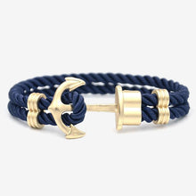 Load image into Gallery viewer, Anchor Bracelet Made of Nylon and Brass
