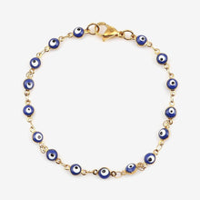 Load image into Gallery viewer, Evil Eye Enamel Bead Bracelet Jewelry For Women Men
