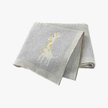 Carica l&#39;immagine nel visualizzatore di Gallery, Baby Blankets Knitted Swaddle Stroller Bedding Wrap Cartoon
