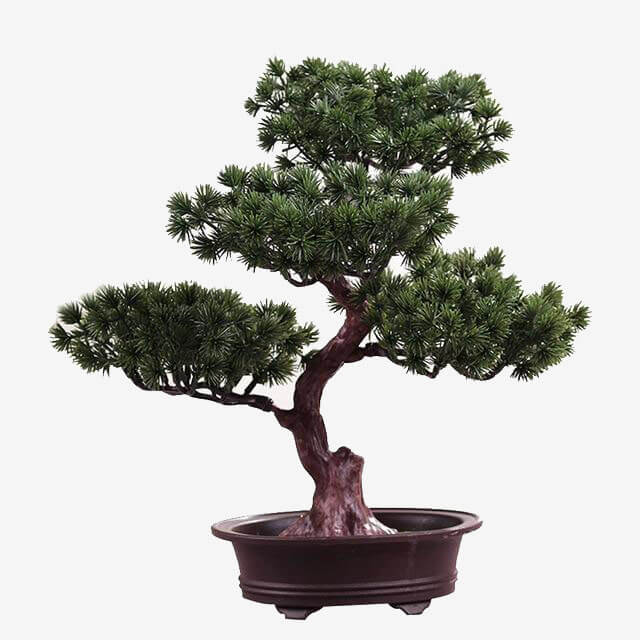 Potted Plant Ornament Gift Artificial Accessories Pine