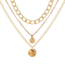 Carica l&#39;immagine nel visualizzatore di Gallery, Women Steampunk Multi Layered Star Lock Pendant
