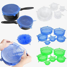Carica l&#39;immagine nel visualizzatore di Gallery, Food Silicone Cover Universal Silicone Lids
