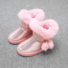 Carica l&#39;immagine nel visualizzatore di Gallery, Children Girl Snow Boots Kids Boot Thicken Rubber
