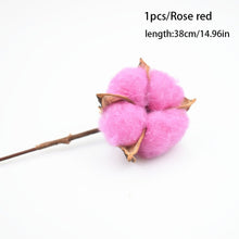 Load image into Gallery viewer, Naturally Dried Cotton Flowers Artificial Plants
