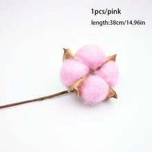 Load image into Gallery viewer, Naturally Dried Cotton Flowers Artificial Plants
