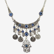 Carica l&#39;immagine nel visualizzatore di Gallery, Pendant Tribal Charms Indian Statement Tassel  Necklace
