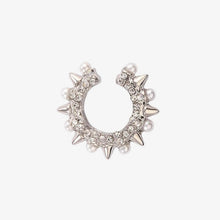 Load image into Gallery viewer, Punk Rock Gold Color Clip Earrings
