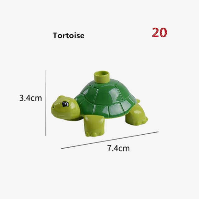 Animal Accessories Figures Lion Panda