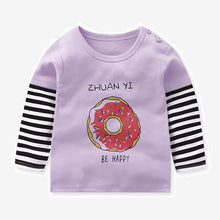 Charger l&#39;image dans la galerie, New Arrivel Striped Baby Girls Cotton Long Sleeve T-shirt
