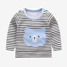 Charger l&#39;image dans la galerie, New Arrivel Striped Baby Girls Cotton Long Sleeve T-shirt
