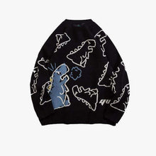 Charger l&#39;image dans la galerie, Sweater Men Harajuku Fashion Knitted Hip Hop Streetwear
