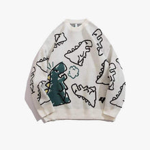 Charger l&#39;image dans la galerie, Sweater Men Harajuku Fashion Knitted Hip Hop Streetwear
