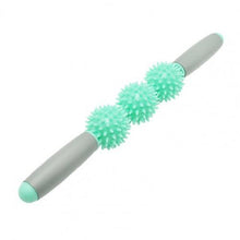 Carica l&#39;immagine nel visualizzatore di Gallery, Yoga Massage Roller Stick Body Leg Back Muscle Soreness Relief Training Tool Gym Muscle Massage Roller Body Relax Tool with Ball
