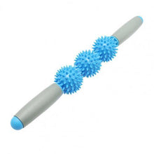 Carica l&#39;immagine nel visualizzatore di Gallery, Yoga Massage Roller Stick Body Leg Back Muscle Soreness Relief Training Tool Gym Muscle Massage Roller Body Relax Tool with Ball
