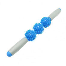 Carica l&#39;immagine nel visualizzatore di Gallery, Yoga Massage Roller Stick Body Leg Back Muscle Soreness Relief Training Tool Gym Muscle Massage Roller Body Relax Tool with Ball
