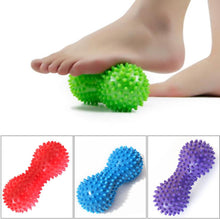 Charger l&#39;image dans la galerie, Peanut Massage Ball Fitness Sport Yoga Ball Relieve Body Stress PVC Resistant Foot Spiky Muscle Point Foot Massager Tool
