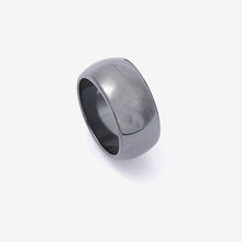 Load image into Gallery viewer, Natural Stone Flat Wide Black Non-magnetic Finger
