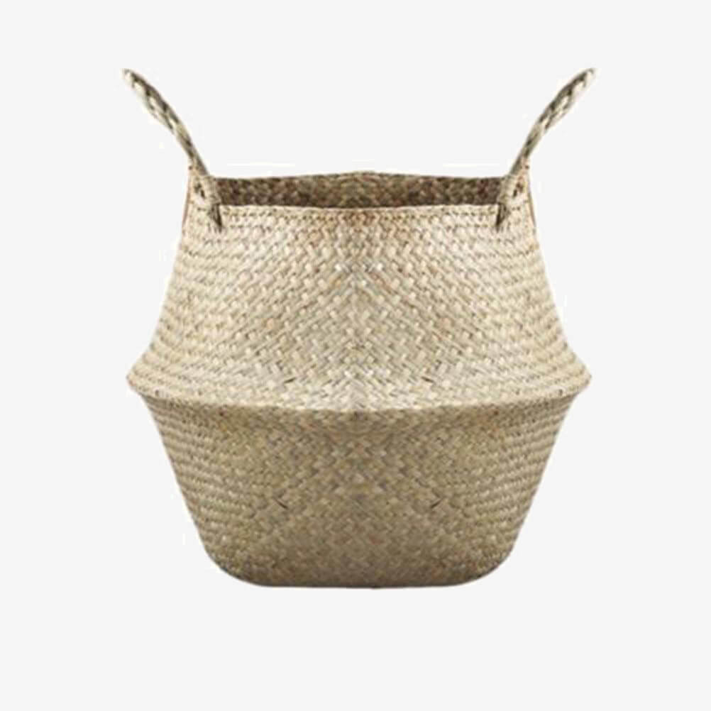 Rattan Straw Basket Wicker Seagrasss