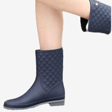 Charger l&#39;image dans la galerie, Rubber Warm Shoes New Plaid Casual Rubber Shoes
