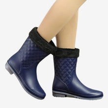 Charger l&#39;image dans la galerie, Rubber Warm Shoes New Plaid Casual Rubber Shoes
