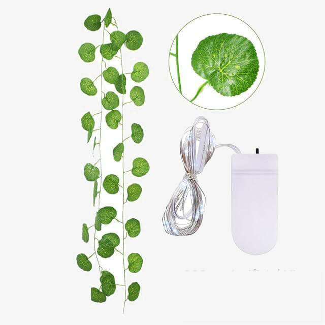 2.3m Artificial Creeper Green Leaf Ivy Vine