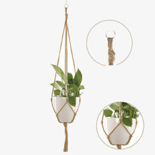 Load image into Gallery viewer, Pot Hanging Basket Knotted Rope
