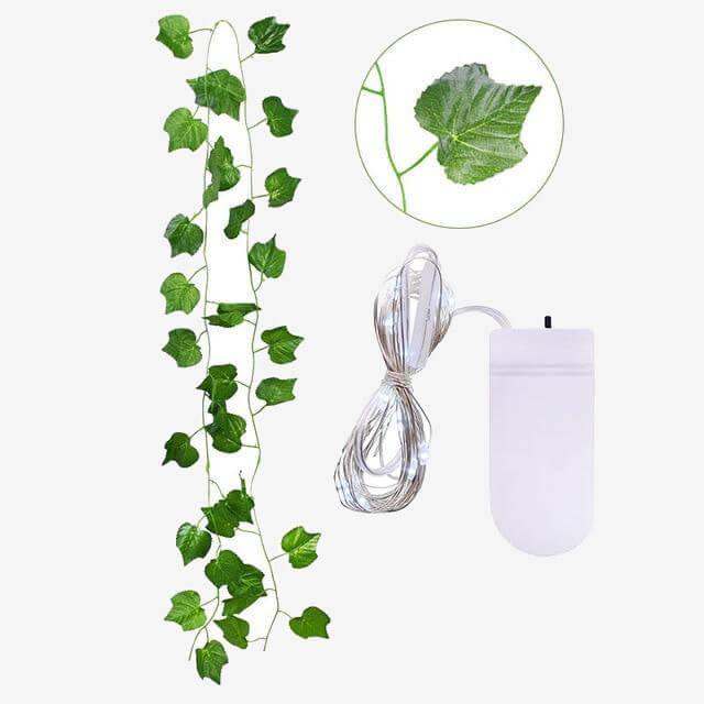 Creeper Green Leaf Ivy Vine 2m LED String