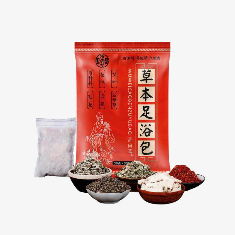 Large Foot Washing Bath Massager Pepper Ginger Wormwood Feet