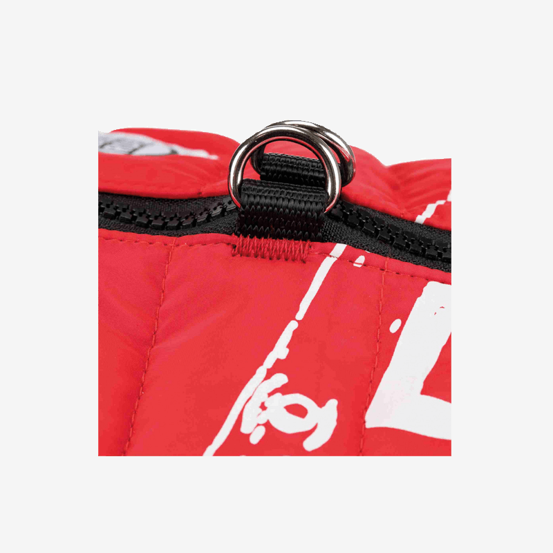 Dog Coat With Harness Red